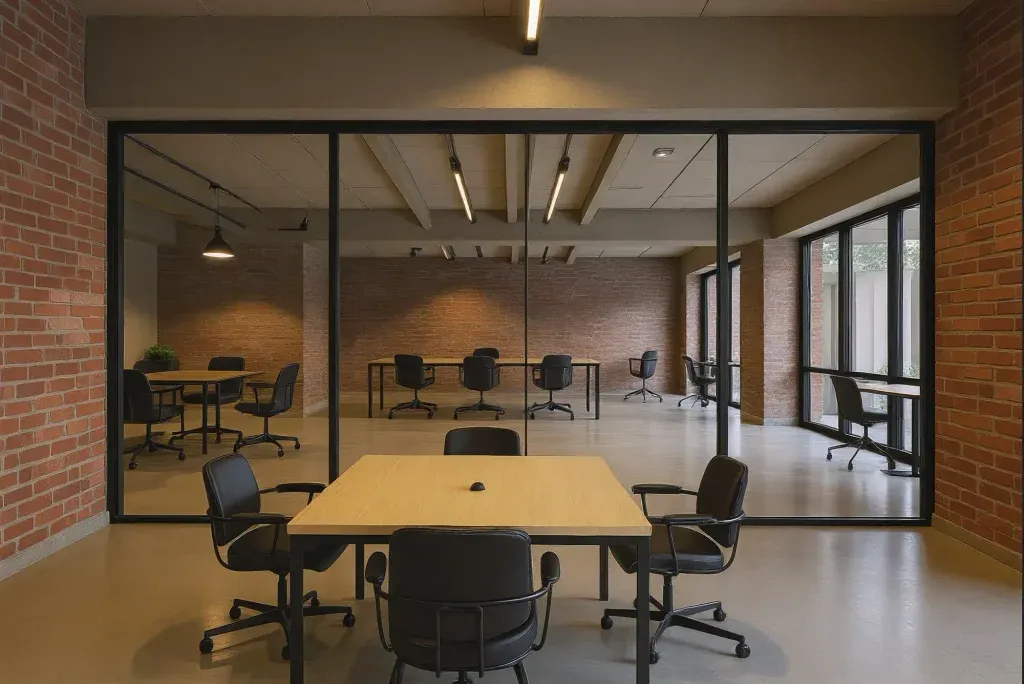 WorkWell Curtain and Sound Absorption