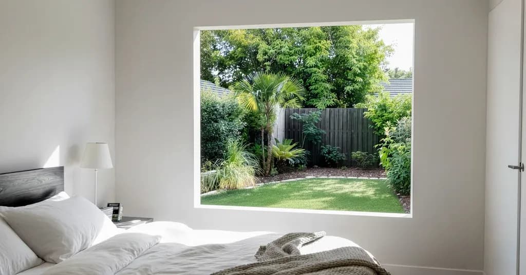 Modern Bedroom Crimsafe Window