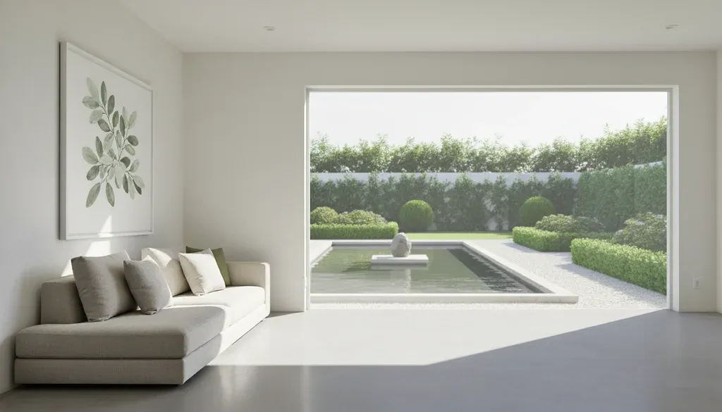 Modern Living Room Crimsafe Door