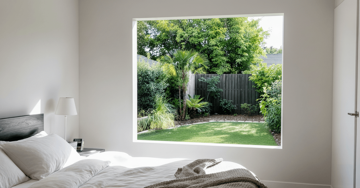 Modern Bedroom Crimsafe Window