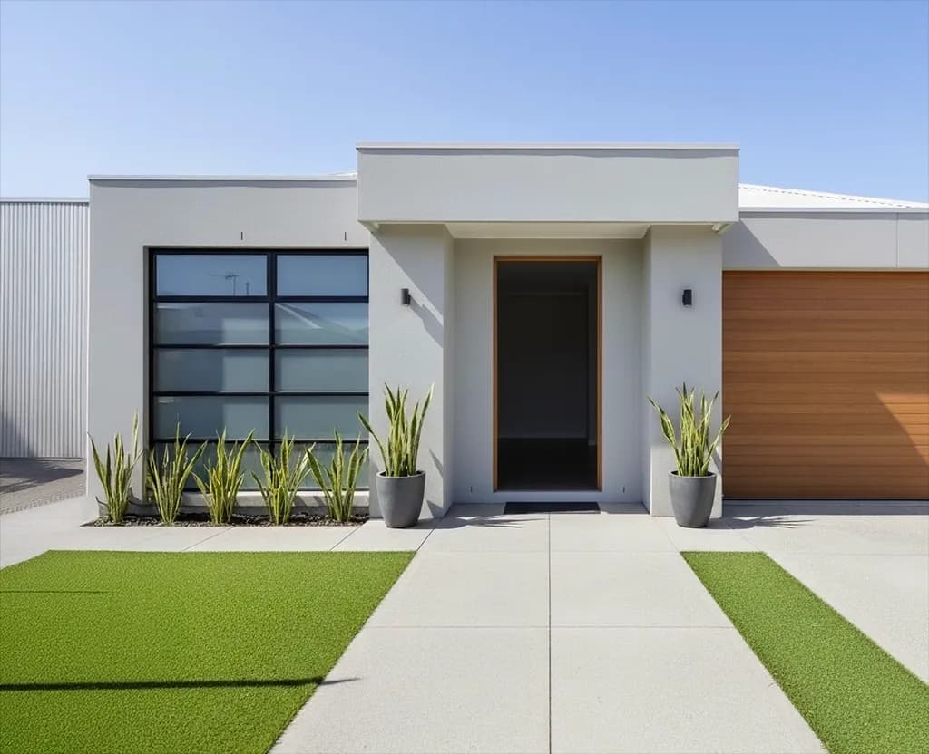 Modern House Entrance